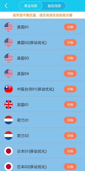 旧版旋风加速器android下载效果预览图